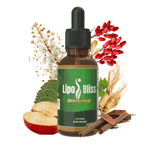 LipoBliss liquid weight-management drops, 30 mL dropper bottle